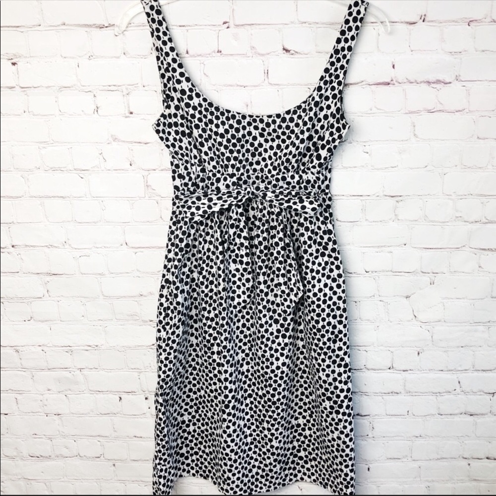 Diane von Furstenberg Darly Dress Black Polka Dot